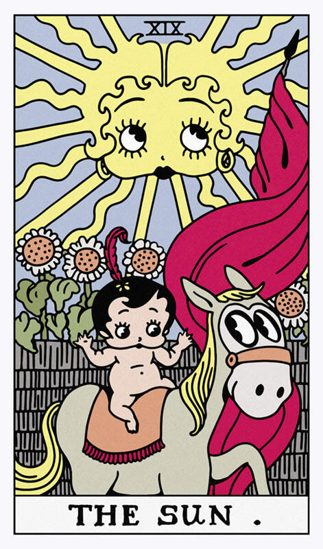 Betty Boop Tarots - The Sun