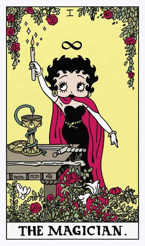 Betty Boop Tarots - The Magician