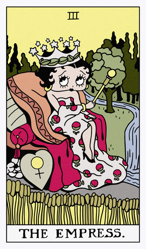 Betty Boop Tarots - The Empress