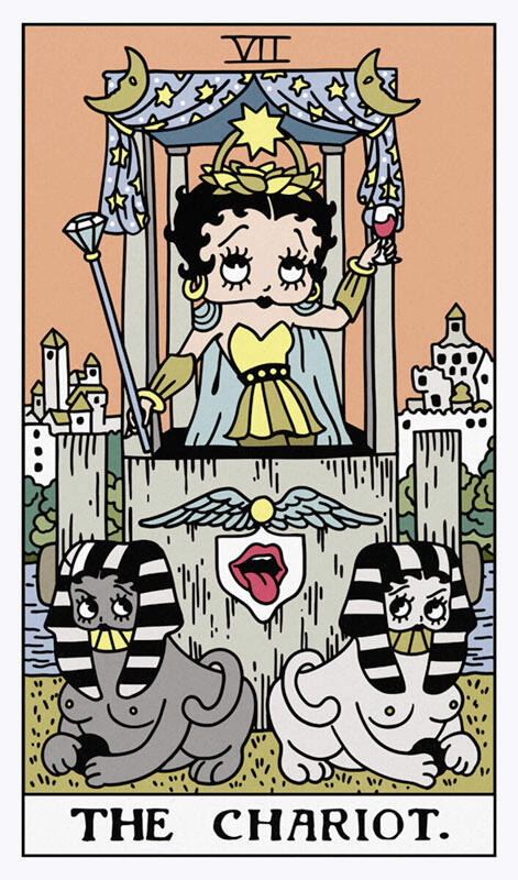 Betty Boop Tarots - The Chariot