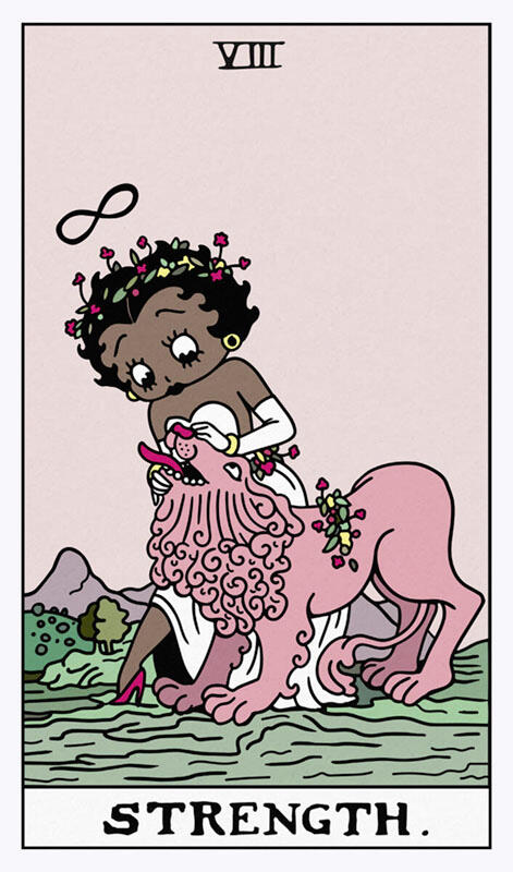 Betty Boop Tarots - Strength
