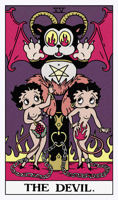 Betty Boop Tarots - The Devil