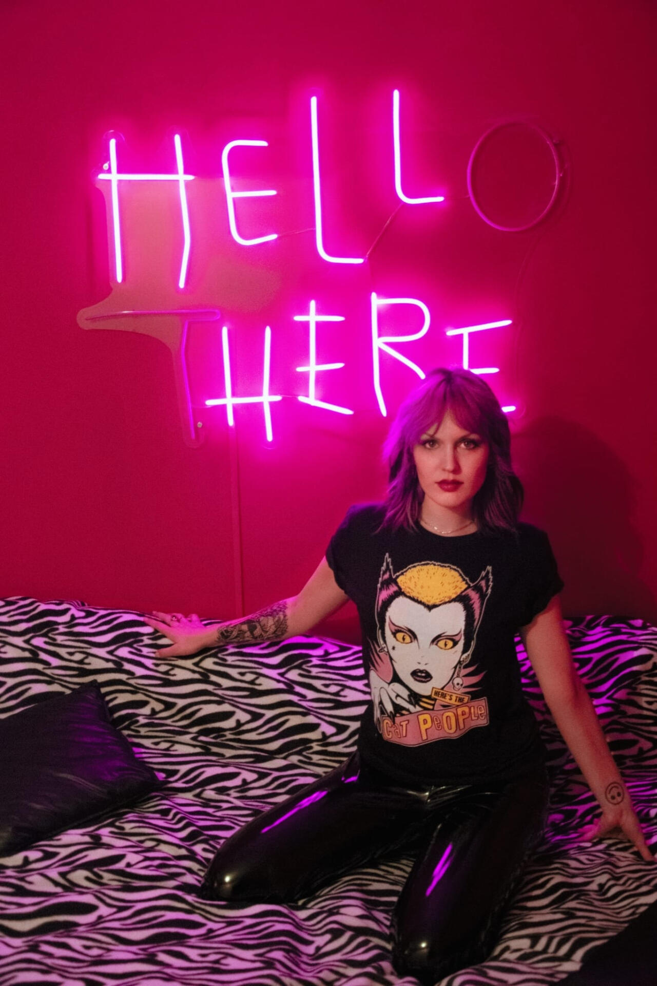 Hell Here - Cat People T shirt